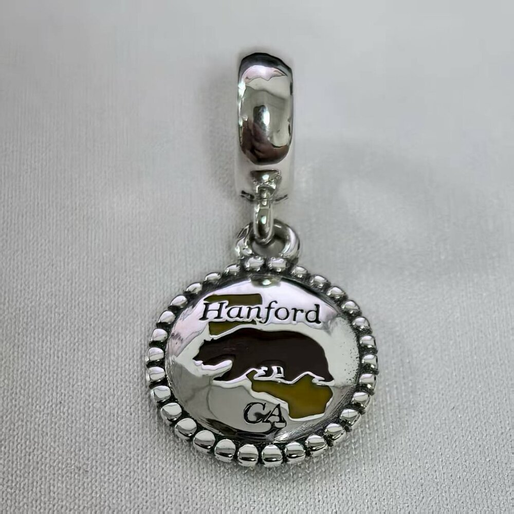 Pandora Hanford CA Panda Exclusive Charm Pendant, S925 Silver Jewelry